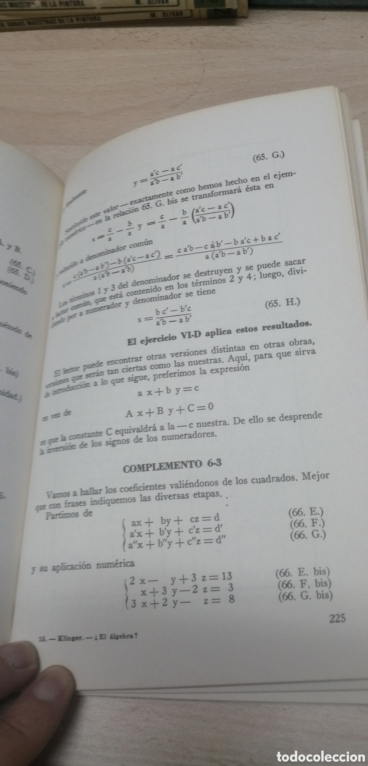 Libros de segunda mano de ciencias: &iquest;El &Aacute;lgebra? Pero si es muy f&aacute;cil Fred Klinger - Foto 14
