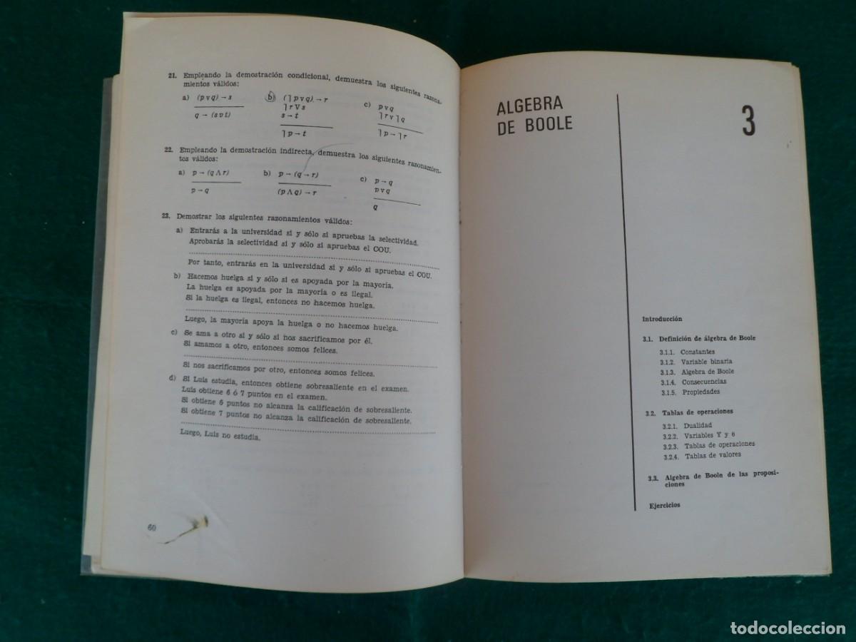 Libros de segunda mano de ciencias: MATEM&Aacute;TICAS COMUNES. C.O.U. Plan 1975 - Foto 5