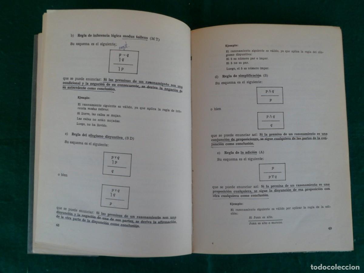 Libros de segunda mano de ciencias: MATEM&Aacute;TICAS COMUNES. C.O.U. Plan 1975 - Foto 8