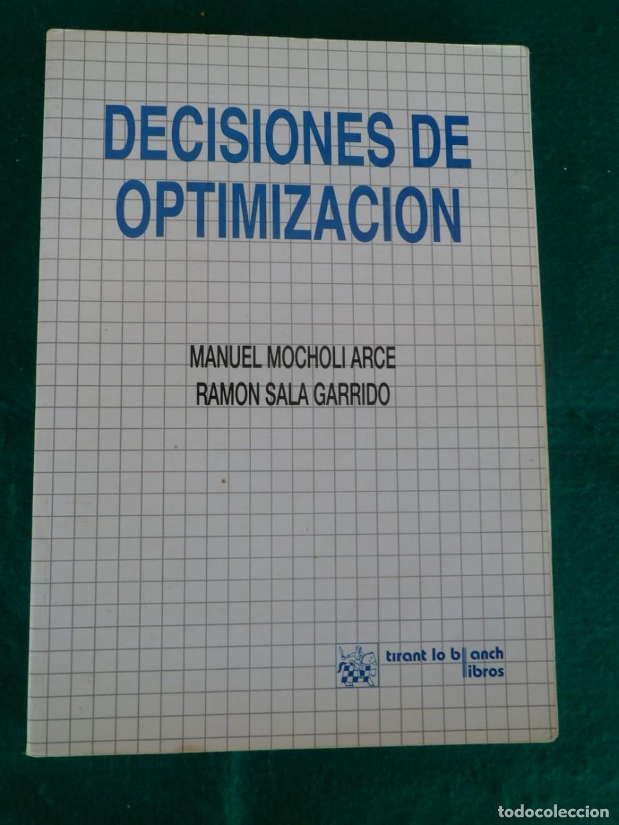 Libros de segunda mano de ciencias: DECISIONES DE OPTIMIZACI&Oacute;N - Foto 1