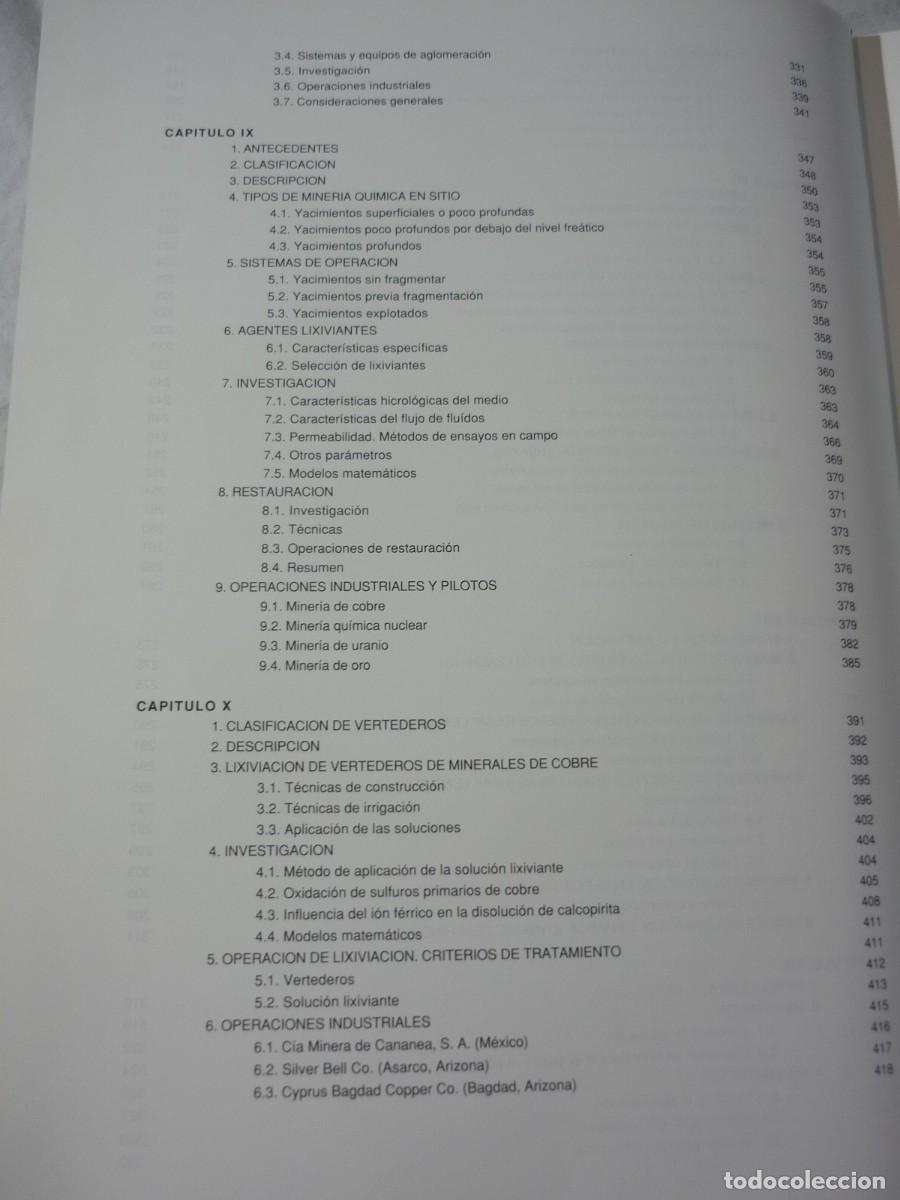 Libros de segunda mano: Miner&iacute;a qu&iacute;mica 1991 - Foto 9