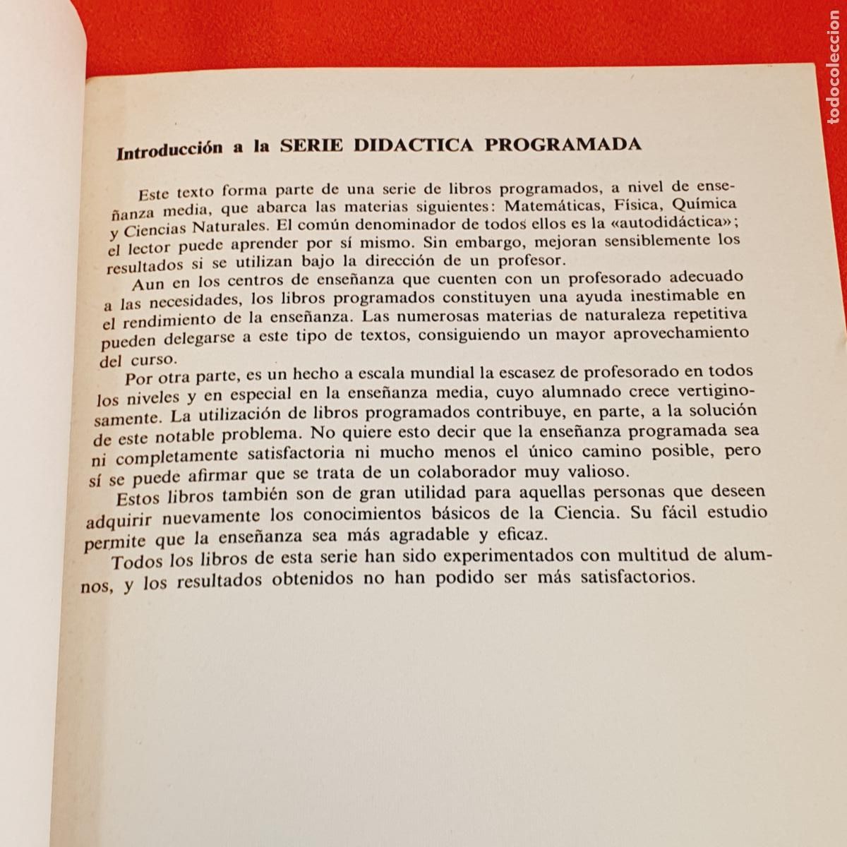 Libros de segunda mano de ciencias: LIBRO-TRIGONOMETR&Iacute;A PLANA-A.M.CRAWFORD-SERIE DID&Aacute;CTICA PROGRAMADA-EDICIONES DEL CASTILLO S.A. - Foto 7