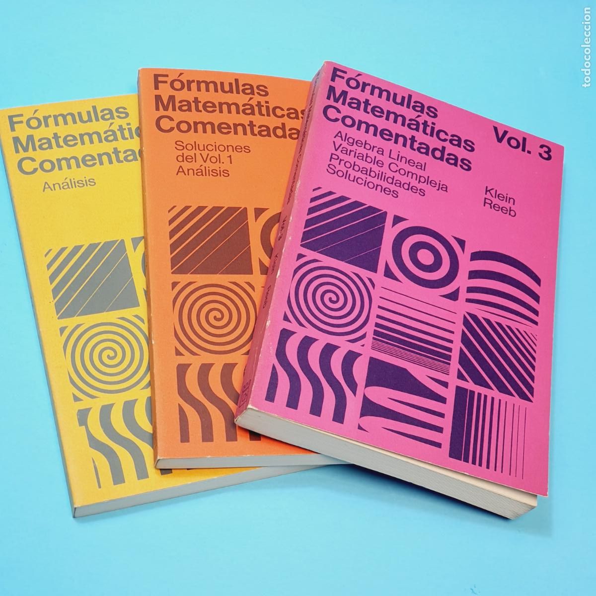 Libros de segunda mano de ciencias: LOTE 3 LIBROS-F&Oacute;RMULAS MATEM&Aacute;TICAS COMENTADAS-EDICIONES DEL CASTILLO S.A.-DESCATALOGAD - Foto 1
