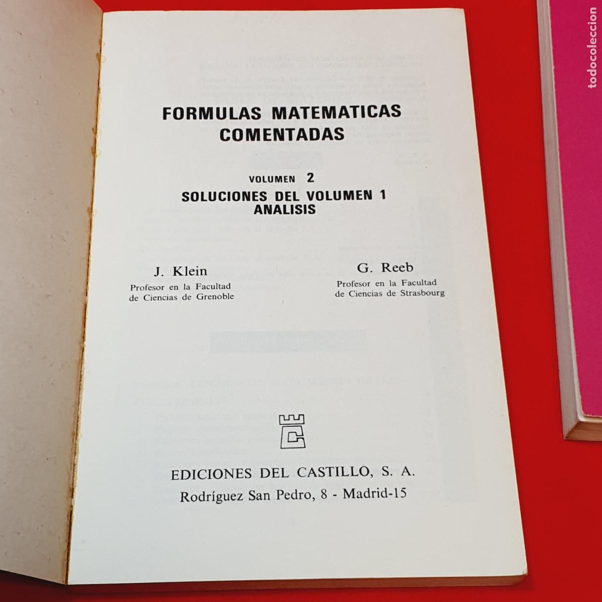 Libros de segunda mano de ciencias: LOTE 3 LIBROS-F&Oacute;RMULAS MATEM&Aacute;TICAS COMENTADAS-EDICIONES DEL CASTILLO S.A.-DESCATALOGAD - Foto 17