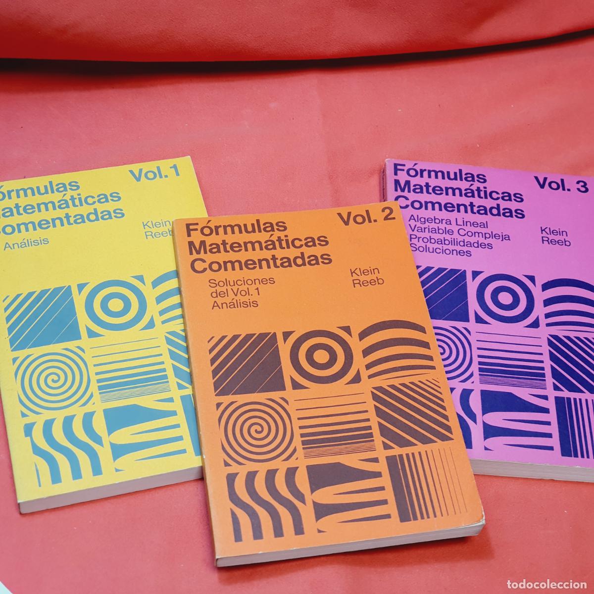 Libros de segunda mano de ciencias: LOTE 3 LIBROS-F&Oacute;RMULAS MATEM&Aacute;TICAS COMENTADAS-EDICIONES DEL CASTILLO S.A.-DESCATALOGAD - Foto 3