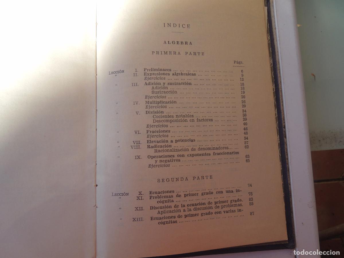 Libros de segunda mano de ciencias: ALGEBRA TRIGONOMETRICA - EDIC BRU&Ntilde;O 1958 - ONCEAVA EDICION - - Foto 7