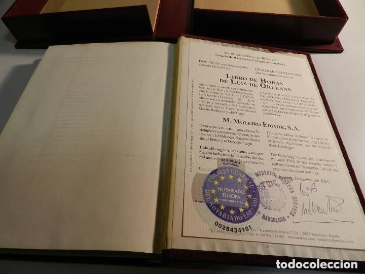 Libros de segunda mano: FACSIMIL LIBRO DE HORAS DE LUIS DE ORLEANS, ED MOLEIRO - INCLUYE LIBRO DE ESTUDIOS - Foto 2