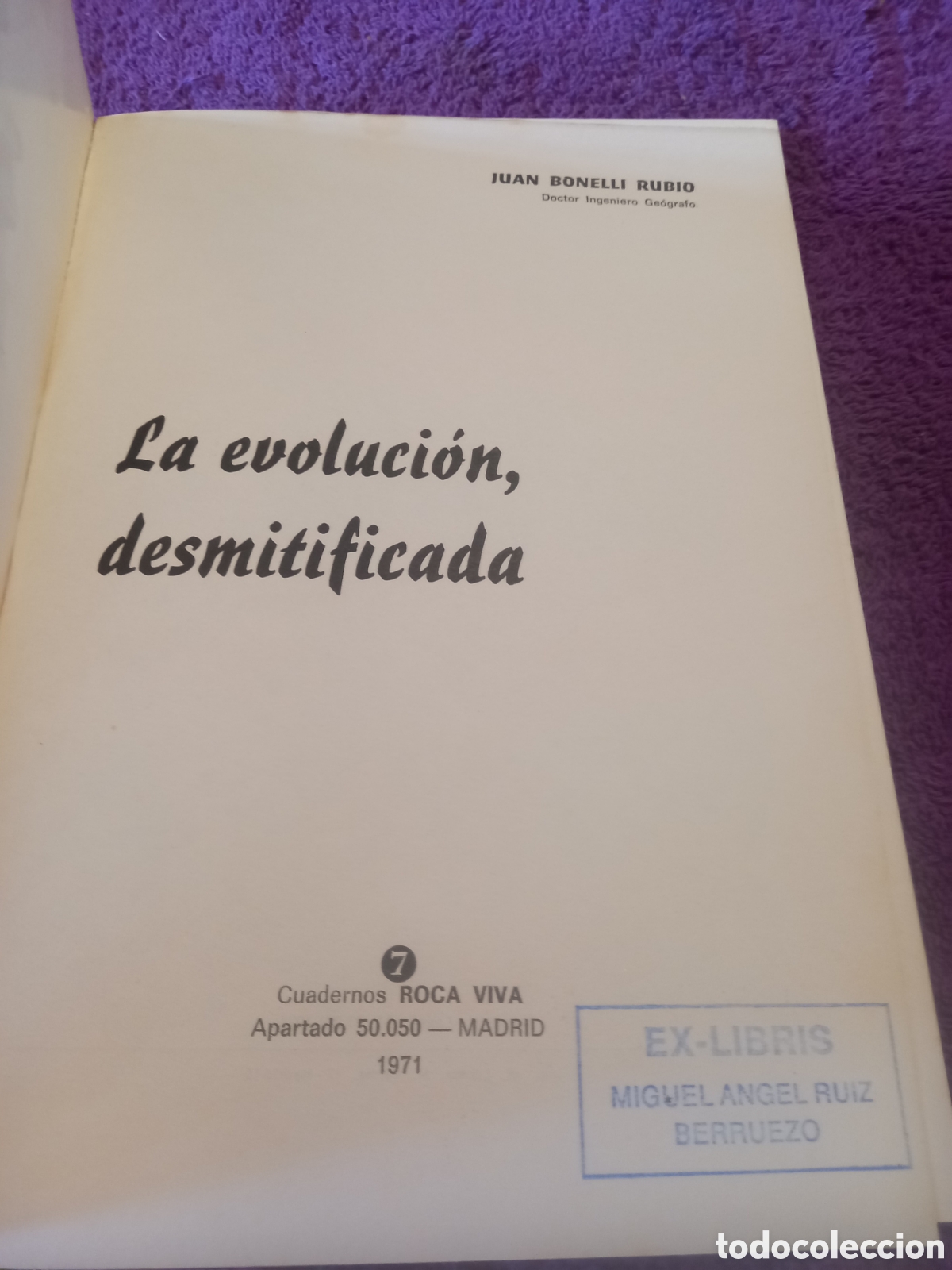 Libros de segunda mano: Lote de tres libros: El enigma de la esfinge/ El eclipse del darwinismo/ La evoluci&oacute;n, desmitificada - Foto 17