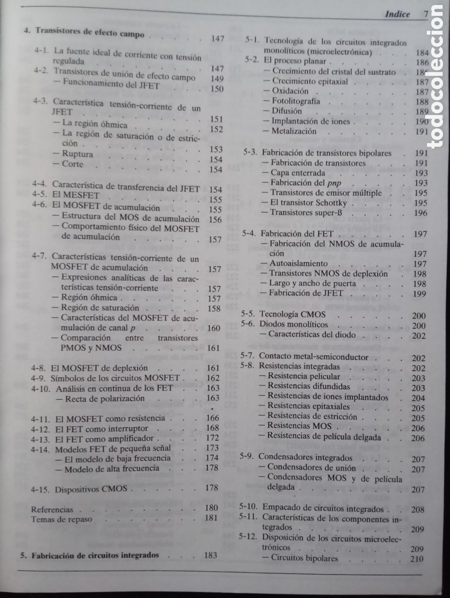 Libros de segunda mano de ciencias: MICROELECTRONICA - JACOB MILLMAN, ARVIN GRABEL - Foto 7