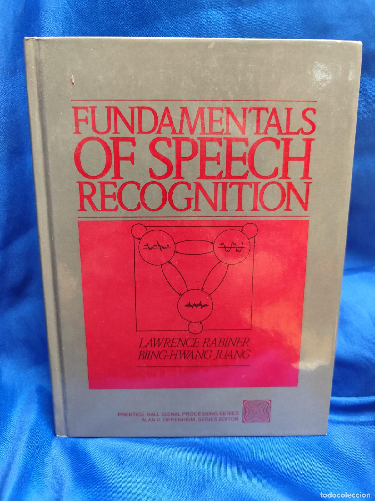 Libros de segunda mano de ciencias: Fundamentals of Speech Recognition - Hardcover - Foto 1