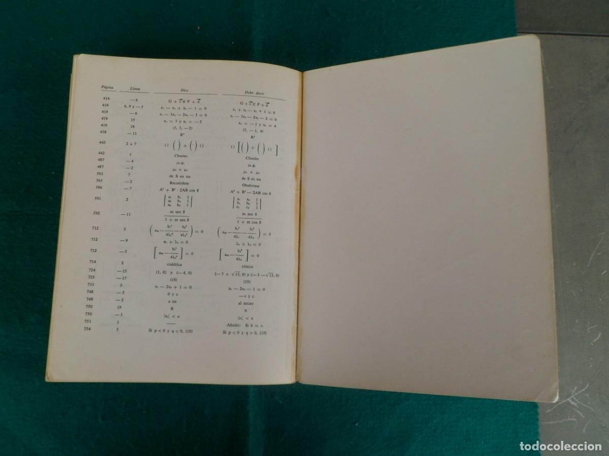 Libros de segunda mano de ciencias: &Aacute;LGEBRA LINEAL Y GEOMETR&Iacute;A. Curso te&oacute;rico-pr&aacute;ctico - Foto 10