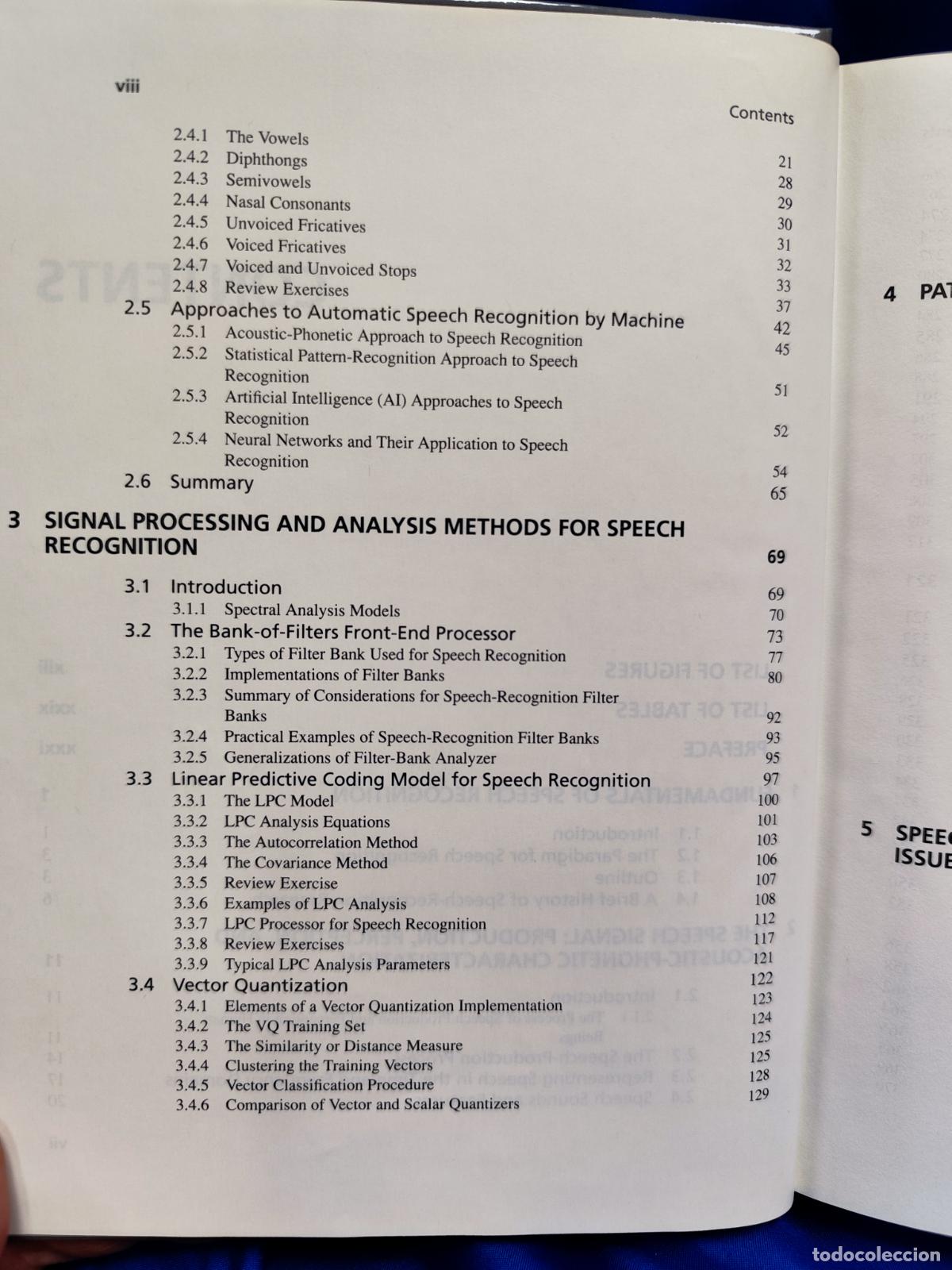 Libros de segunda mano de ciencias: Fundamentals of Speech Recognition - Hardcover - Foto 5