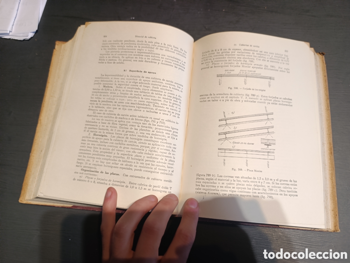 Libros de segunda mano de ciencias: TRATADO MODERNO DE CONSTRUCCI&Oacute;N DE EDIFICIOS POR EL ING. ROBERT SCHINDLER. Bcn 1946 - Foto 2