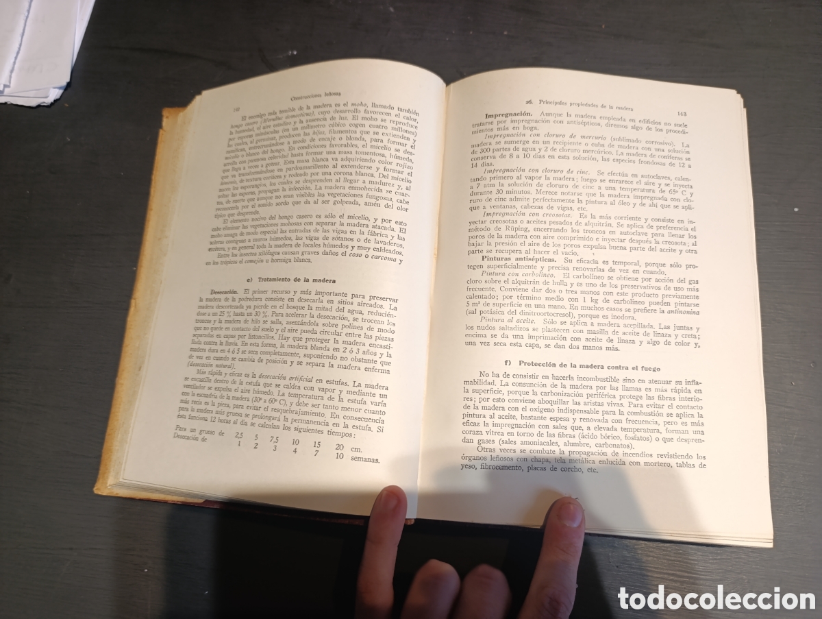 Libros de segunda mano de ciencias: TRATADO MODERNO DE CONSTRUCCI&Oacute;N DE EDIFICIOS POR EL ING. ROBERT SCHINDLER. Bcn 1946 - Foto 3