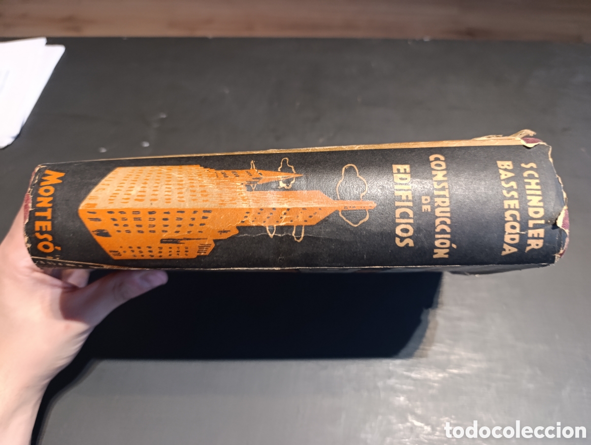 Libros de segunda mano de ciencias: TRATADO MODERNO DE CONSTRUCCI&Oacute;N DE EDIFICIOS POR EL ING. ROBERT SCHINDLER. Bcn 1946 - Foto 6