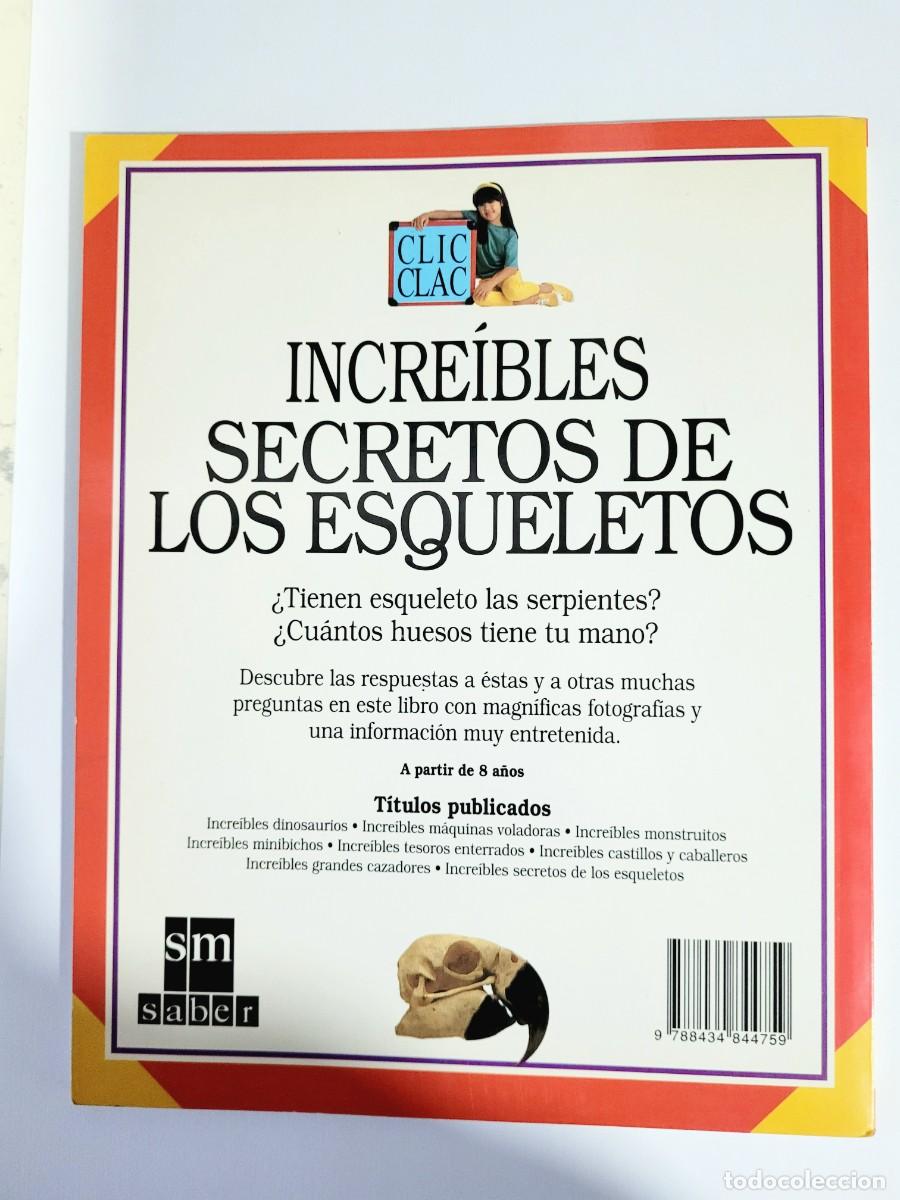 Libros de segunda mano: INCREIBLES SECRETOS DE LOS ESQUELETOS. ED. SM. - Foto 2