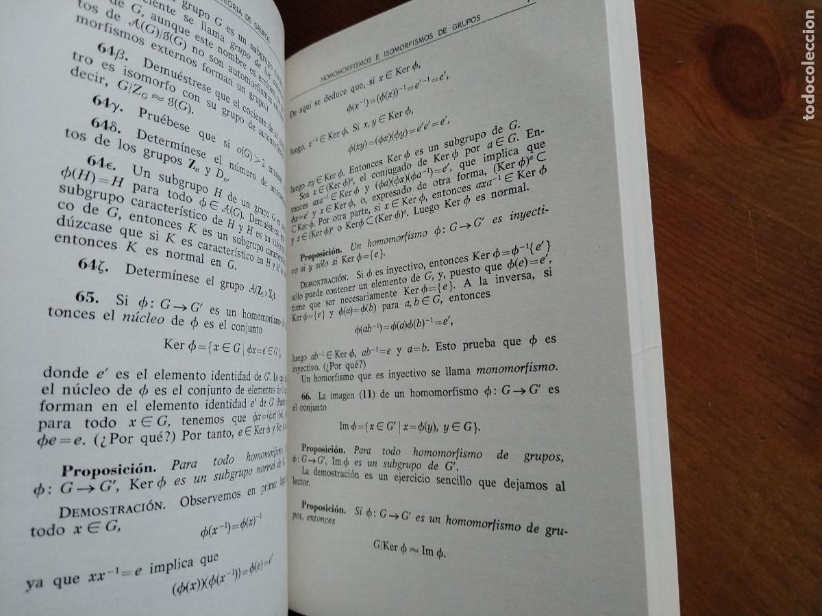 Libros de segunda mano de ciencias: Elementos de &aacute;lgebra abstracta -A. Clark -Exedra - Foto 7