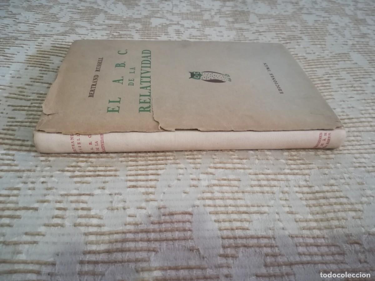 Libros de segunda mano de ciencias: El abc de la relatividad Bertrand Russell Ediciones Iman 1943 - Foto 3