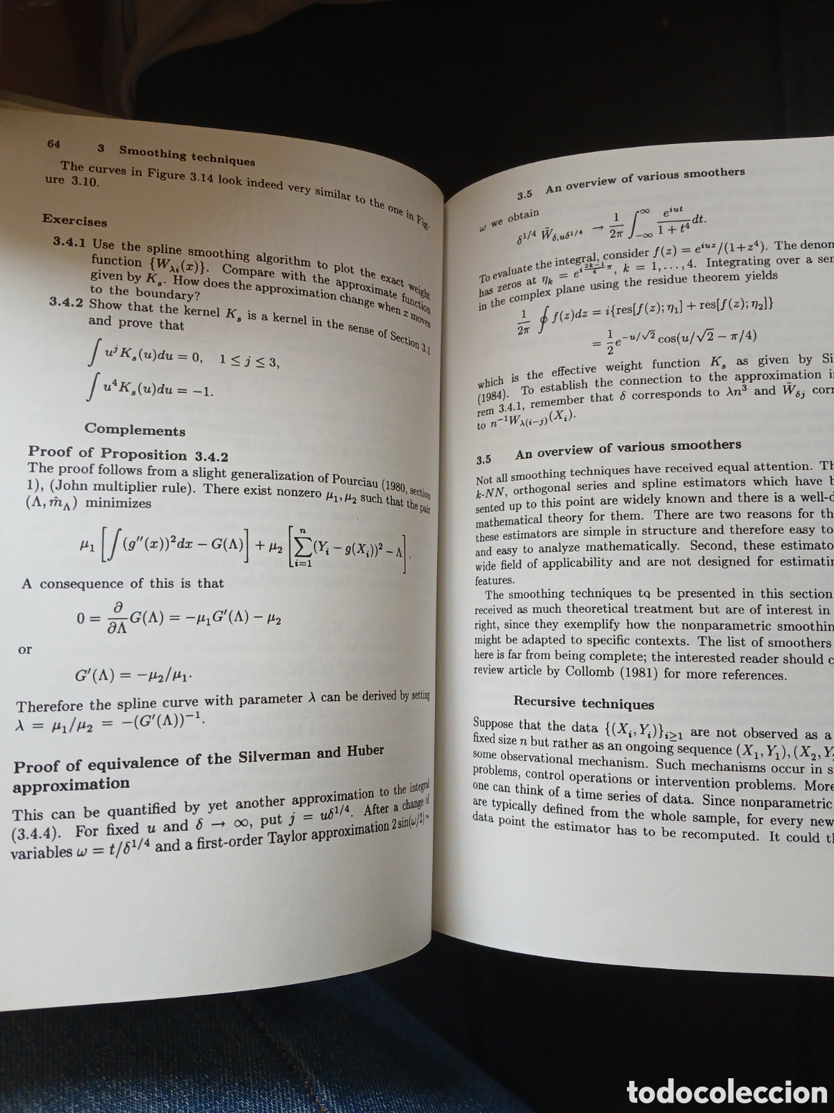 Libros de segunda mano de ciencias: APPLIED NONPARAMETRIC REGRESSION W.H&Auml;RDLE - Foto 6