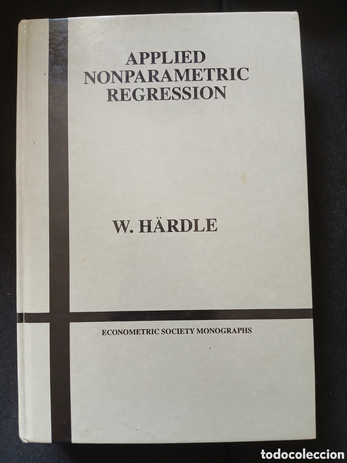Libros de segunda mano de ciencias: APPLIED NONPARAMETRIC REGRESSION W.H&Auml;RDLE - Foto 1