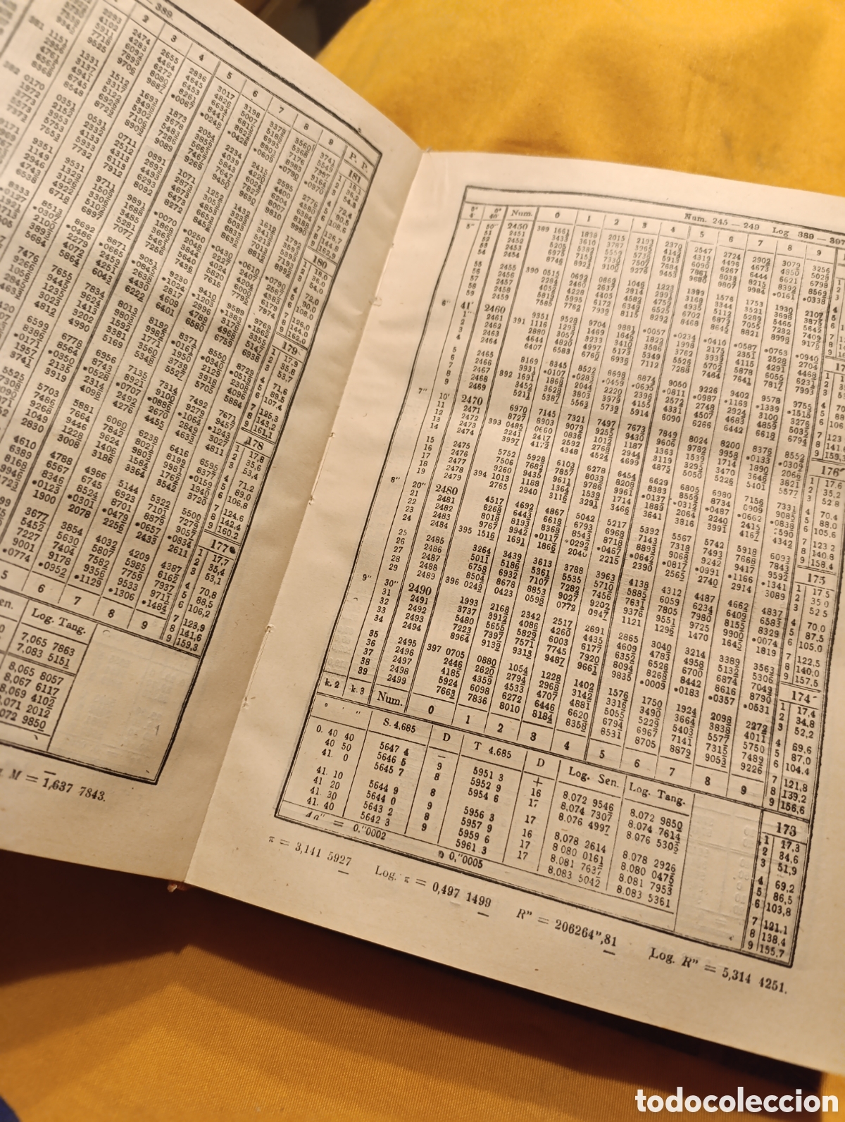 Libros de segunda mano de ciencias: TABLAS DE LOGARITMOS,L.SCHRON.A&Ntilde;O 1956 - Foto 2