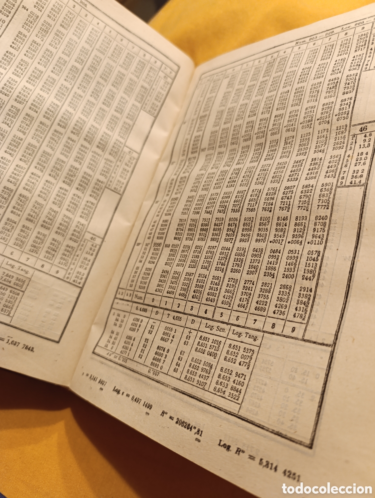 Libros de segunda mano de ciencias: TABLAS DE LOGARITMOS,L.SCHRON.A&Ntilde;O 1956 - Foto 3