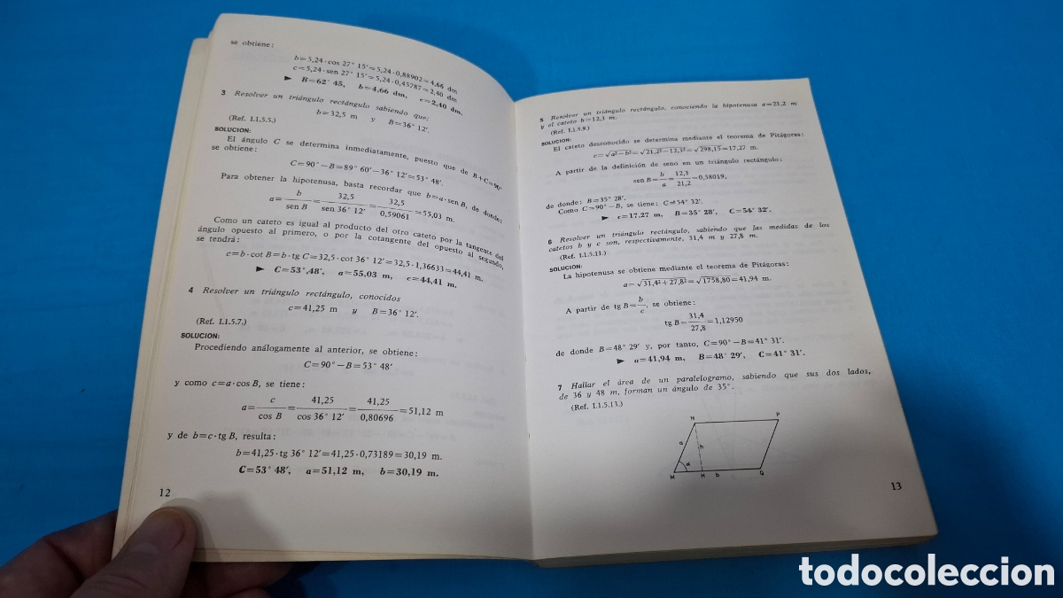 Libros de segunda mano de ciencias: MATEM&Aacute;TICAS - EJERCICIOS 3 B.U.P. SGEL - Foto 4
