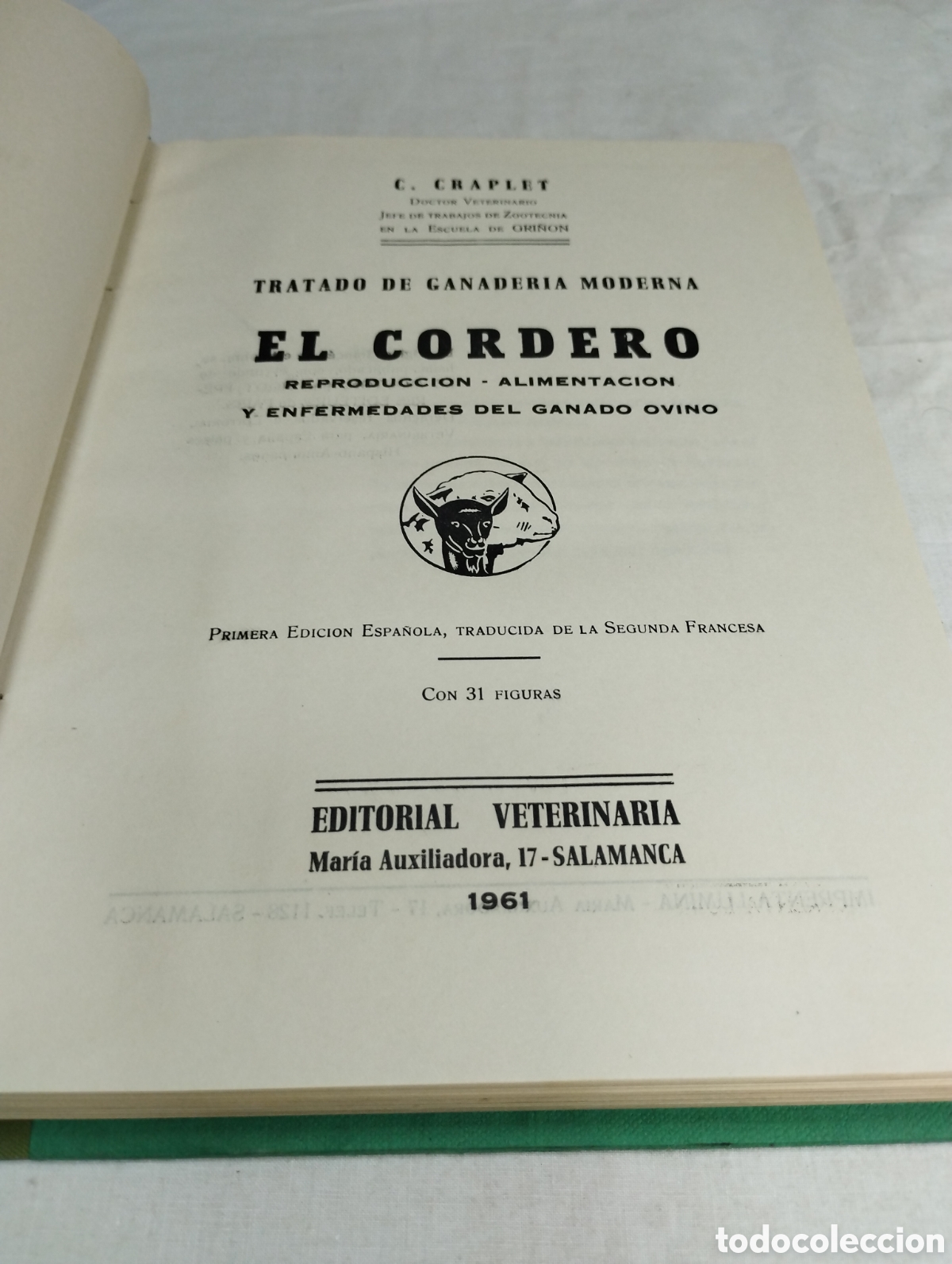 Libros de segunda mano: El cordero. C. Craplet, 1961 - Foto 2