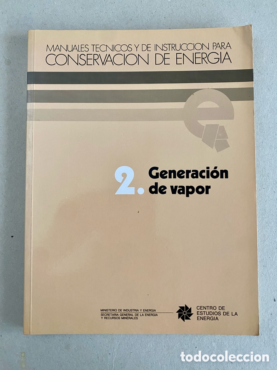 Libros de segunda mano de ciencias: MANUALES TECNICOS DE INSTRUCCION. 2 GENERACION DE VAPOR. - Foto 1