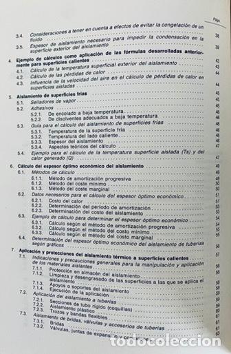 Libros de segunda mano de ciencias: MANUALES TECNICOS DE INSTRUCCION. 4. AISLAMIENTO TERMICO. - Foto 3