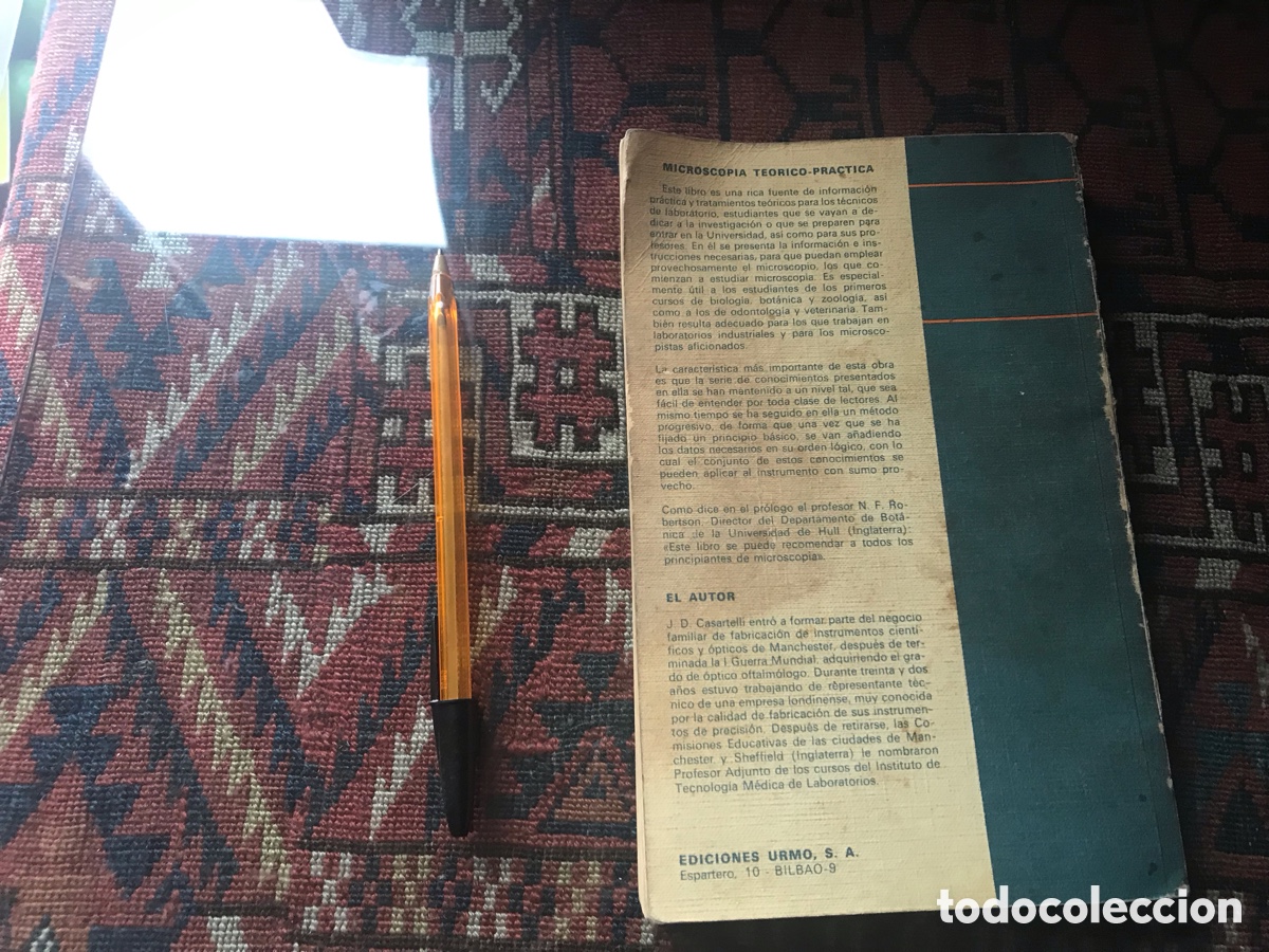 Libros de segunda mano: Microscopia . Te&oacute;rico.-pr&aacute;ctica. J. D. Casartelli - Foto 3
