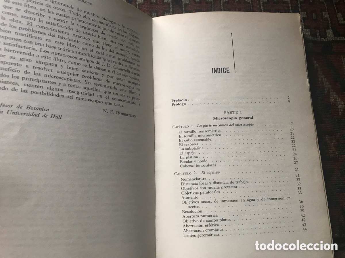 Libros de segunda mano: Microscopia . Te&oacute;rico.-pr&aacute;ctica. J. D. Casartelli - Foto 5