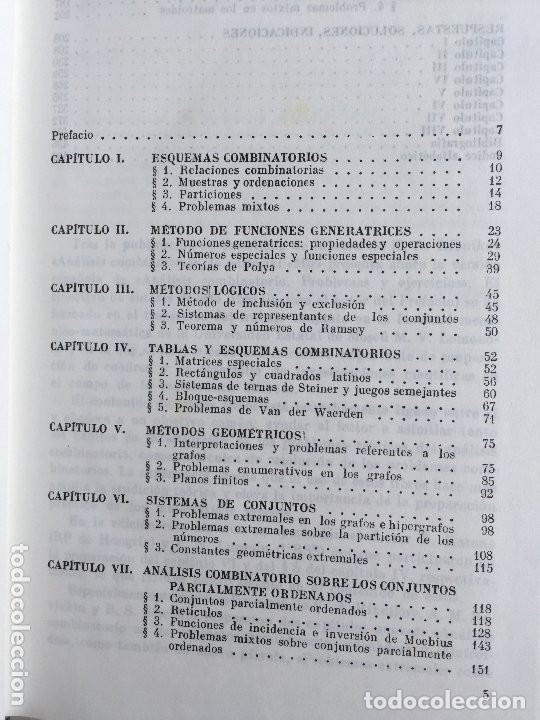 Libros de segunda mano de ciencias: analisis combinatorio problemas y ejercicios Dr K Ribnikov - Foto 3