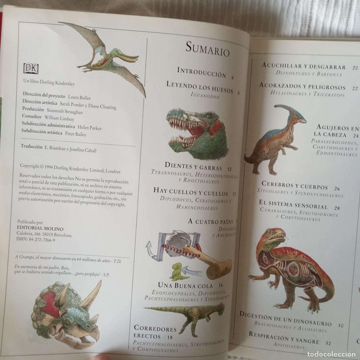 Libros de segunda mano: EL INTERIOR DE LOS DINOSAURIOS Y OTROS ANIMALES PREHISTORICOS .TED DEWAN - Foto 3
