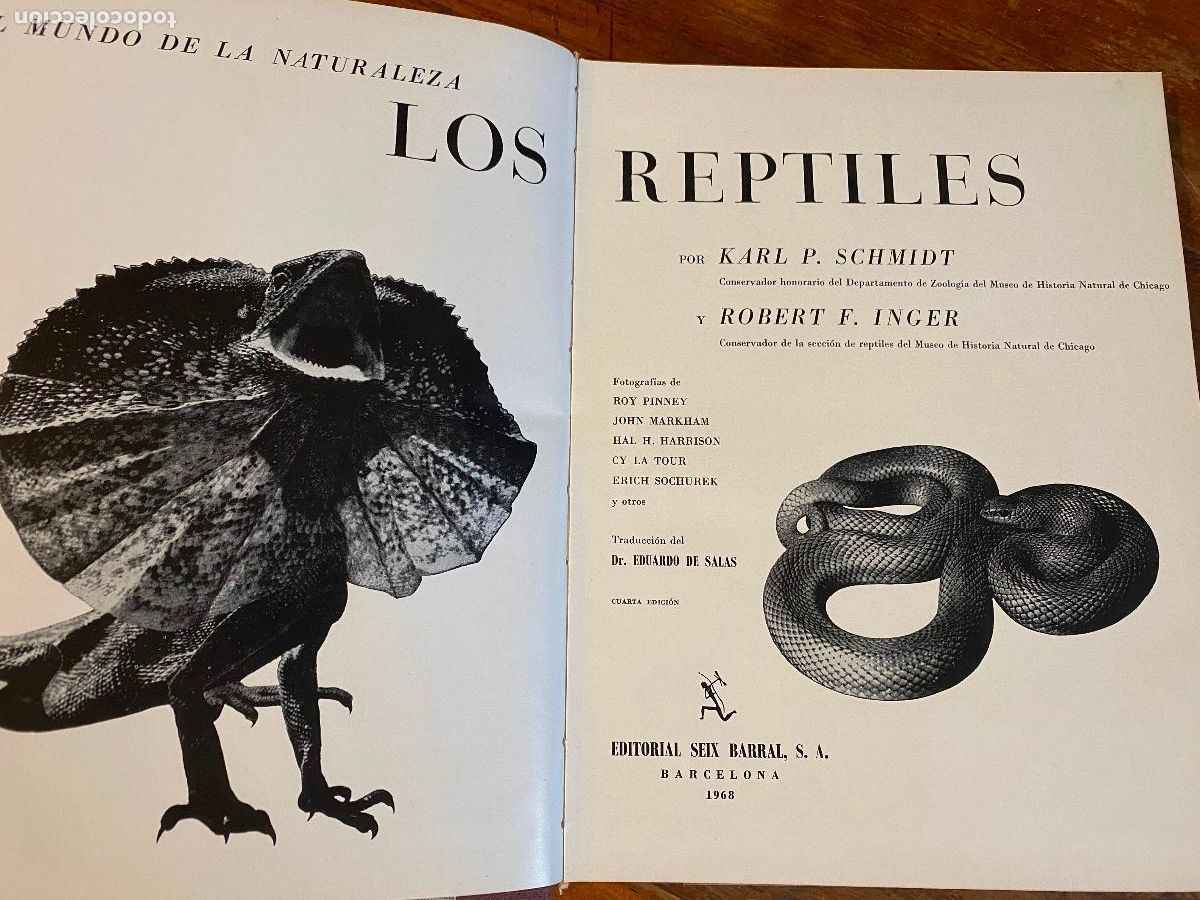 Libros de segunda mano: Los reptiles - Schmidt, Karl P. / Inger, Robert F. - Foto 2