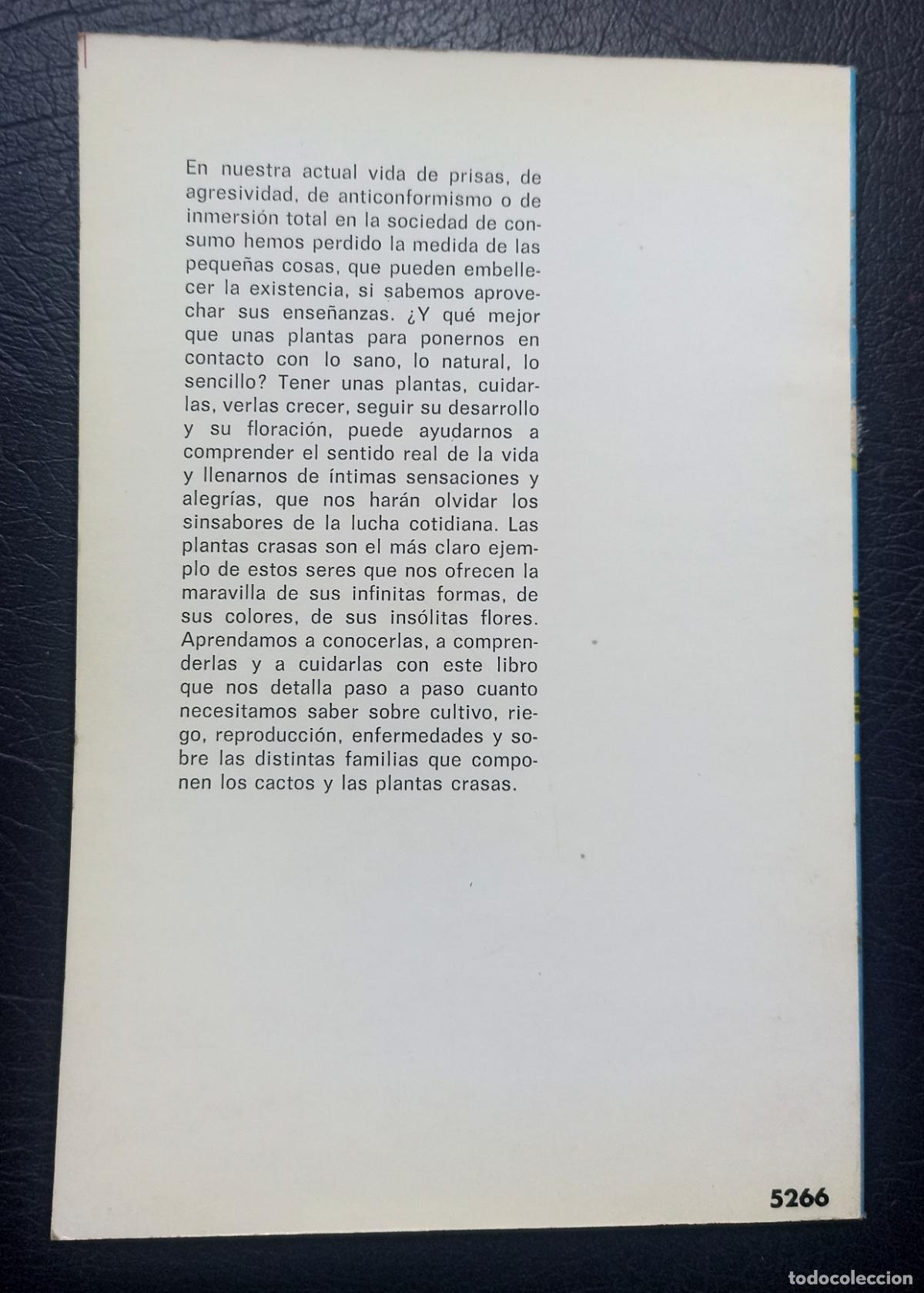 Libros de segunda mano: CACTUS Y OTRAS PLANTAS CRASAS - FAUSTA MAINARDI - EDITORIAL DE VECCHI - 1978 - Foto 2