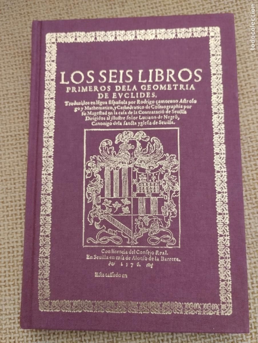 Libros de segunda mano de ciencias: Los seis libros primeros de la Geometr&iacute;a de Euclides - Foto 1