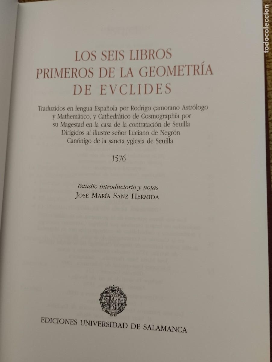 Libros de segunda mano de ciencias: Los seis libros primeros de la Geometr&iacute;a de Euclides - Foto 2