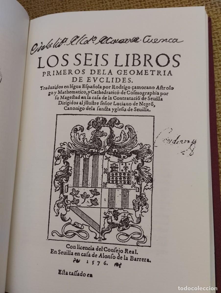 Libros de segunda mano de ciencias: Los seis libros primeros de la Geometr&iacute;a de Euclides - Foto 4