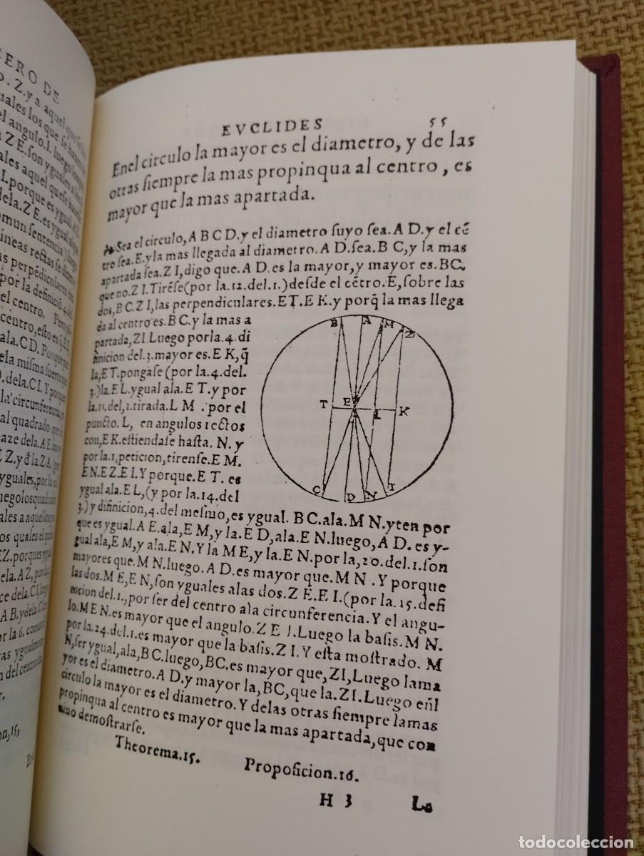 Libros de segunda mano de ciencias: Los seis libros primeros de la Geometr&iacute;a de Euclides - Foto 6