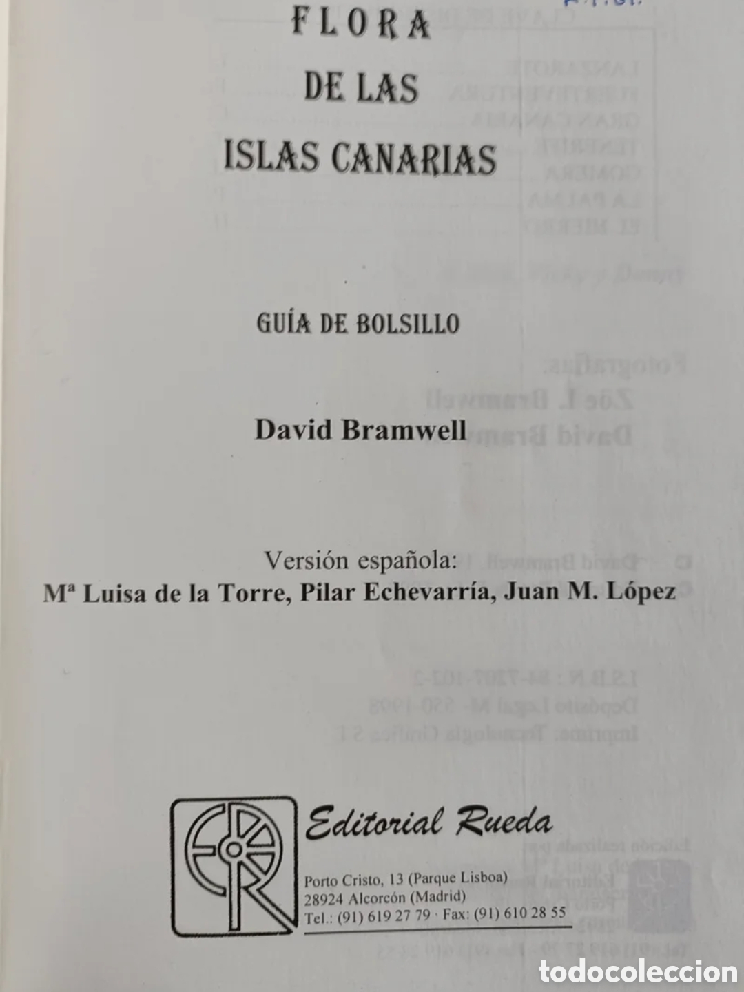 Libros de segunda mano: Flora de las Islas Canarias. - Foto 2