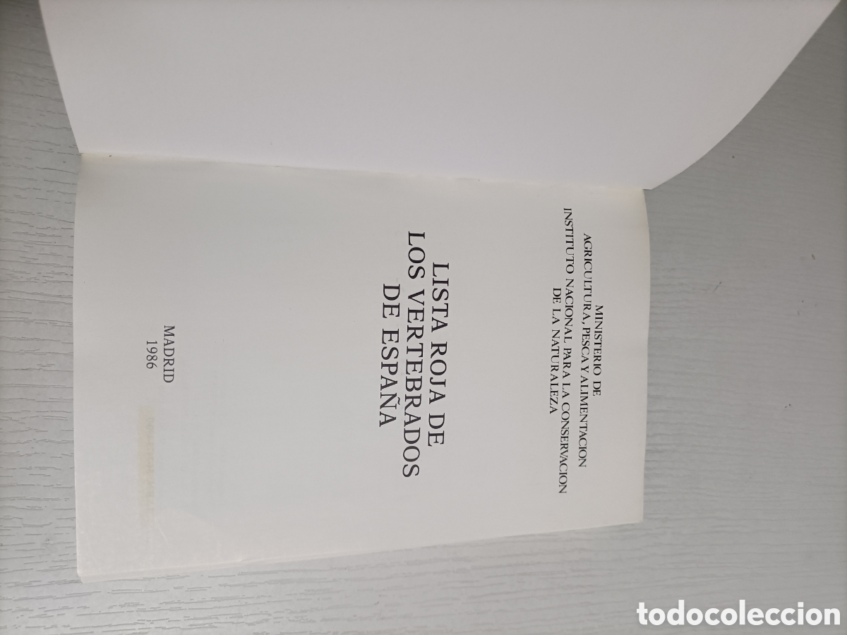 Libros de segunda mano: Lista roja de los vertebrados de Espa&ntilde;a. - Foto 6