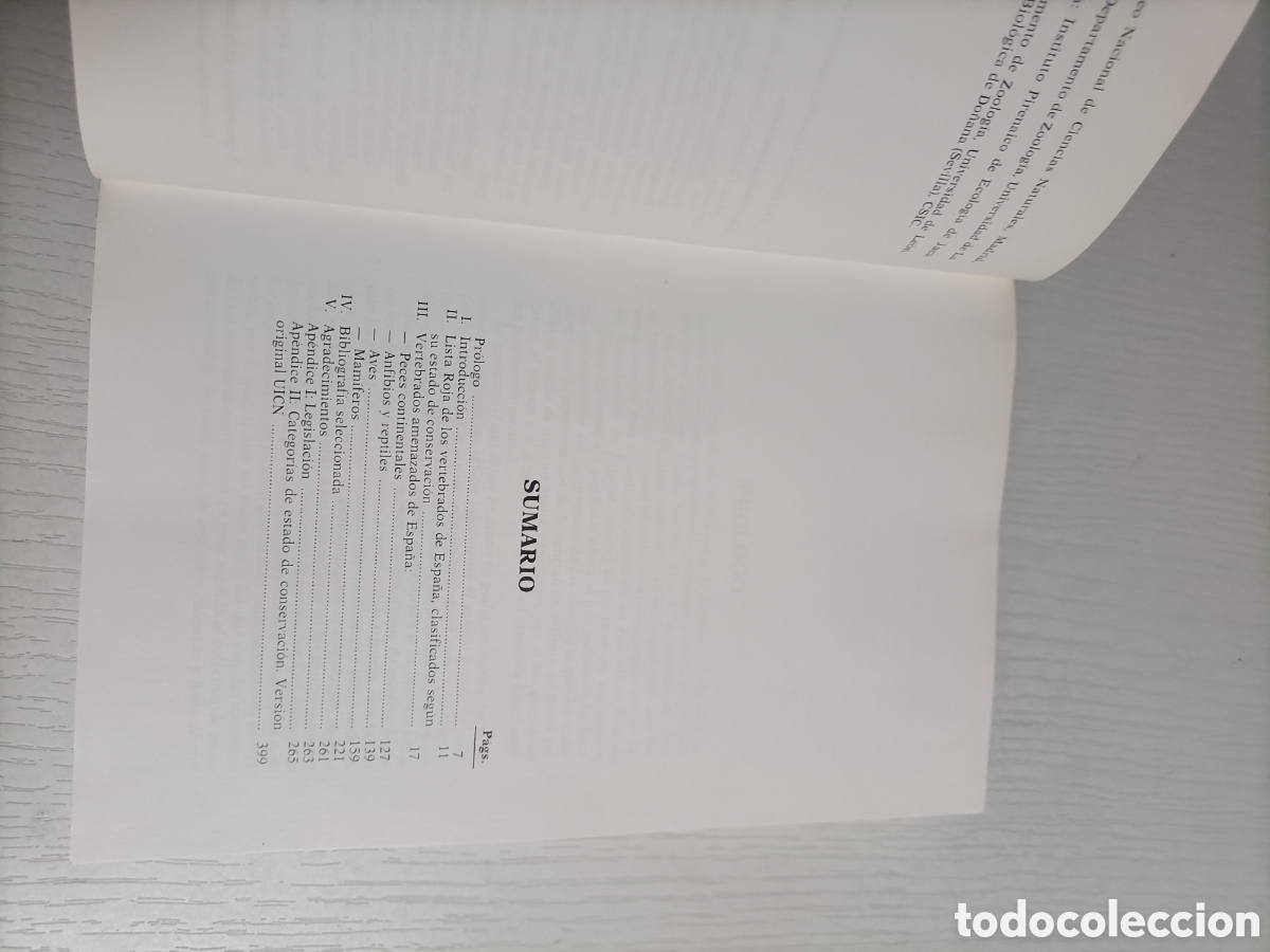 Libros de segunda mano: Lista roja de los vertebrados de Espa&ntilde;a. - Foto 7