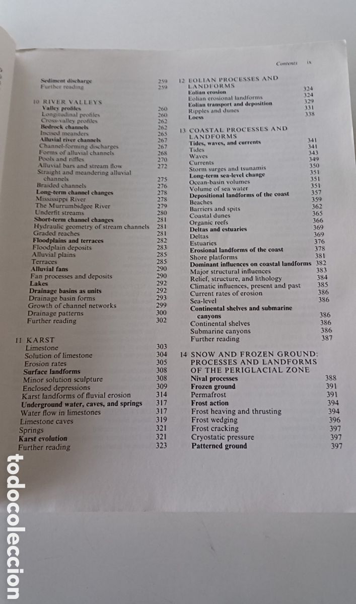Libros de segunda mano: Earth s changing surface 1985 INGL&Eacute;S geolog&iacute;a - Foto 5