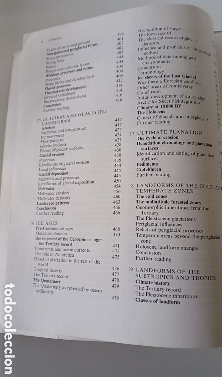 Libros de segunda mano: Earth s changing surface 1985 INGL&Eacute;S geolog&iacute;a - Foto 6