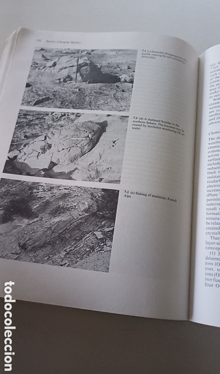 Libros de segunda mano: Earth s changing surface 1985 INGL&Eacute;S geolog&iacute;a - Foto 8