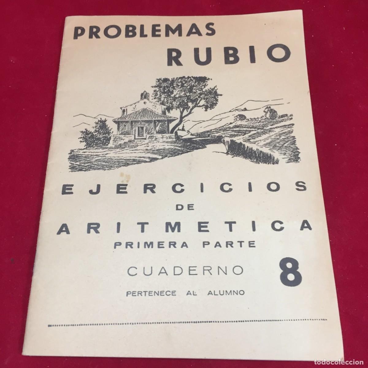 Libros de segunda mano de ciencias: Problemas Rubio. Ejercicios de Aritm&eacute;tica. Primera Parte. Ediciones T&eacute;cnicas Rubio 1959 - Foto 1