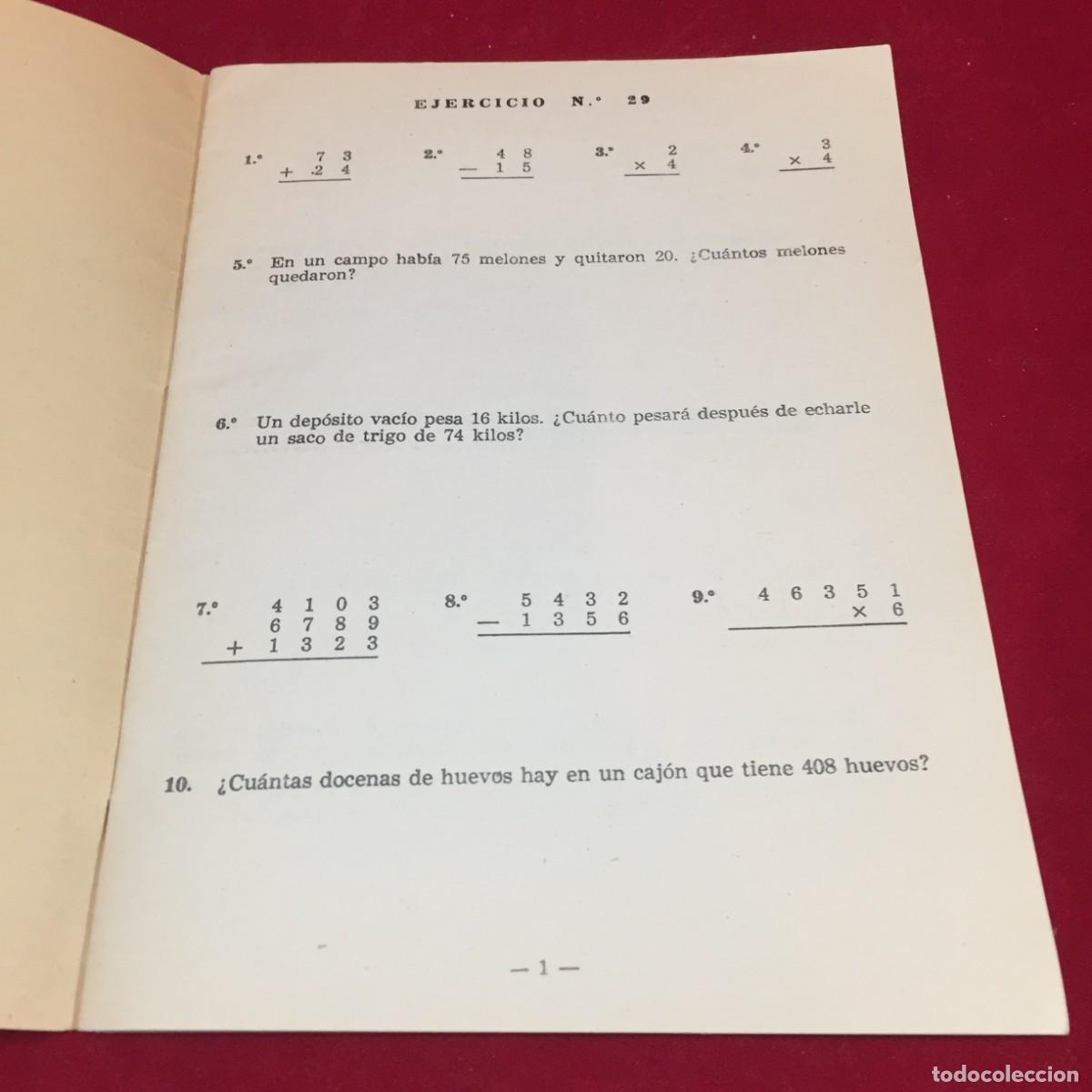 Libros de segunda mano de ciencias: Problemas Rubio. Ejercicios de Aritm&eacute;tica. Primera Parte. Ediciones T&eacute;cnicas Rubio 1959 - Foto 2
