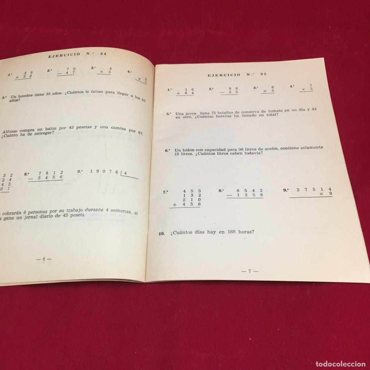 Libros de segunda mano de ciencias: Problemas Rubio. Ejercicios de Aritm&eacute;tica. Primera Parte. Ediciones T&eacute;cnicas Rubio 1959 - Foto 5