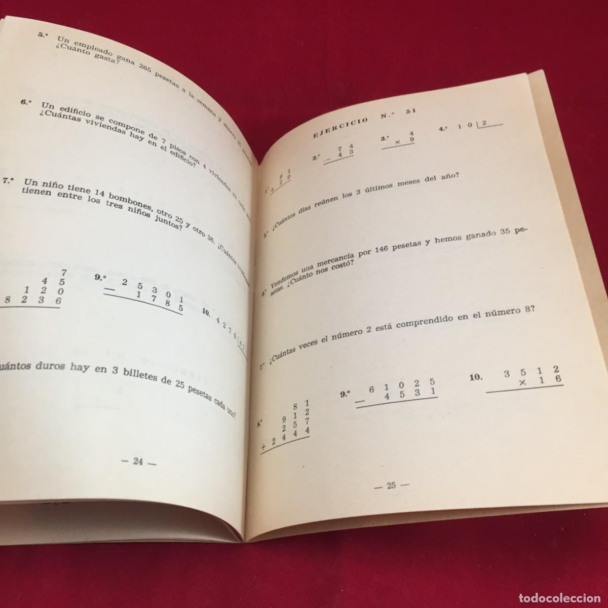 Libros de segunda mano de ciencias: Problemas Rubio. Ejercicios de Aritm&eacute;tica. Primera Parte. Ediciones T&eacute;cnicas Rubio 1959 - Foto 6